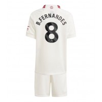 Manchester United Bruno Fernandes #8 Tredje trøje Børn 2023-24 Kortærmet (+ Korte bukser)